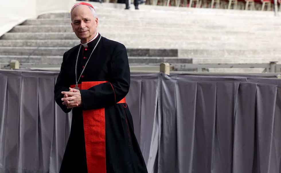 US Cardinal Robert Francis Prevost attends the funeral of Pope Francis on April 26, 2025 in Vatican City, Vatican. Franco Origlia/Getty Images.