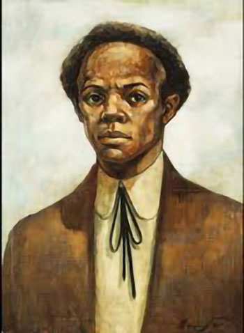 Sam Sharpe, the leader of the 1831-32 Sam Sharpe War, was declared a national hero in 1975. This image of Sam Sharpe weas done by artist  by Basil Watson 