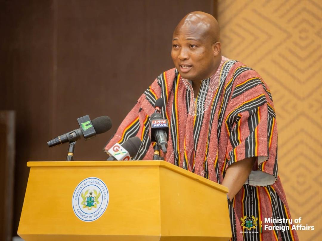 Ghana's Foreign Minister Samuel Okudzeto Ablakwa