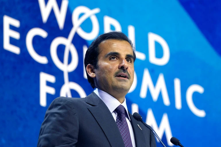 The Qatari emir, Tamim bin Hamad Al Thani mentioned the killing of Abu Akleh during his address in Davos