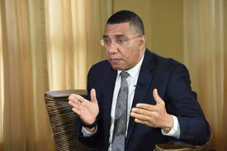 Prime Minister Andrew Holness