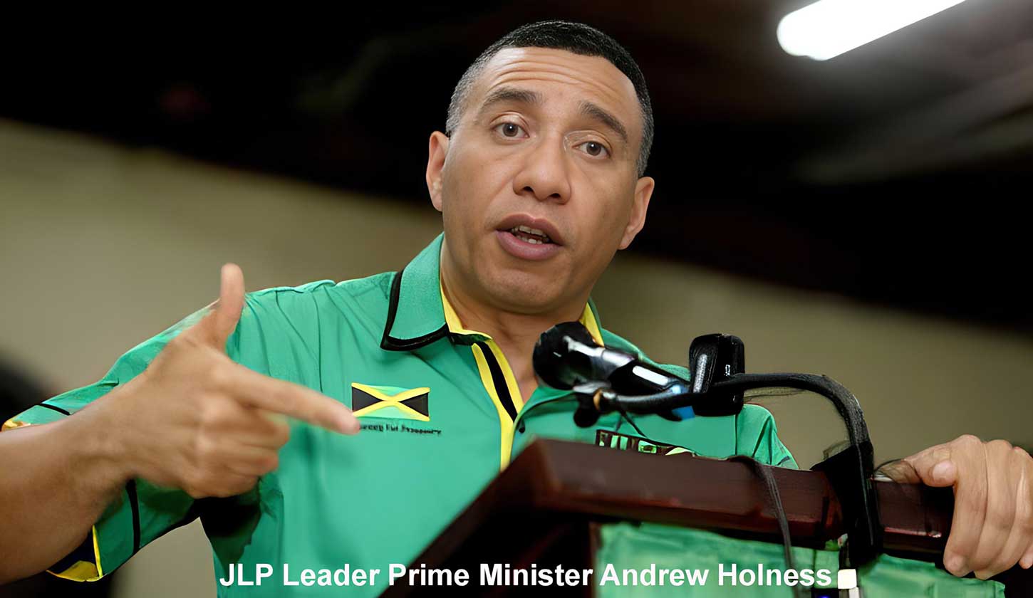 JLP Leader Prime Minister Andrew Holness