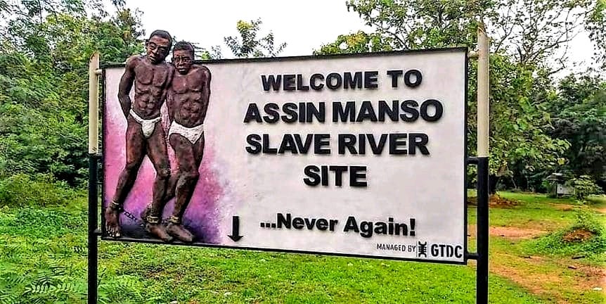 Assin Manso River, site of the 'Last Bath' for enslaved Africans sold into chattel slavery