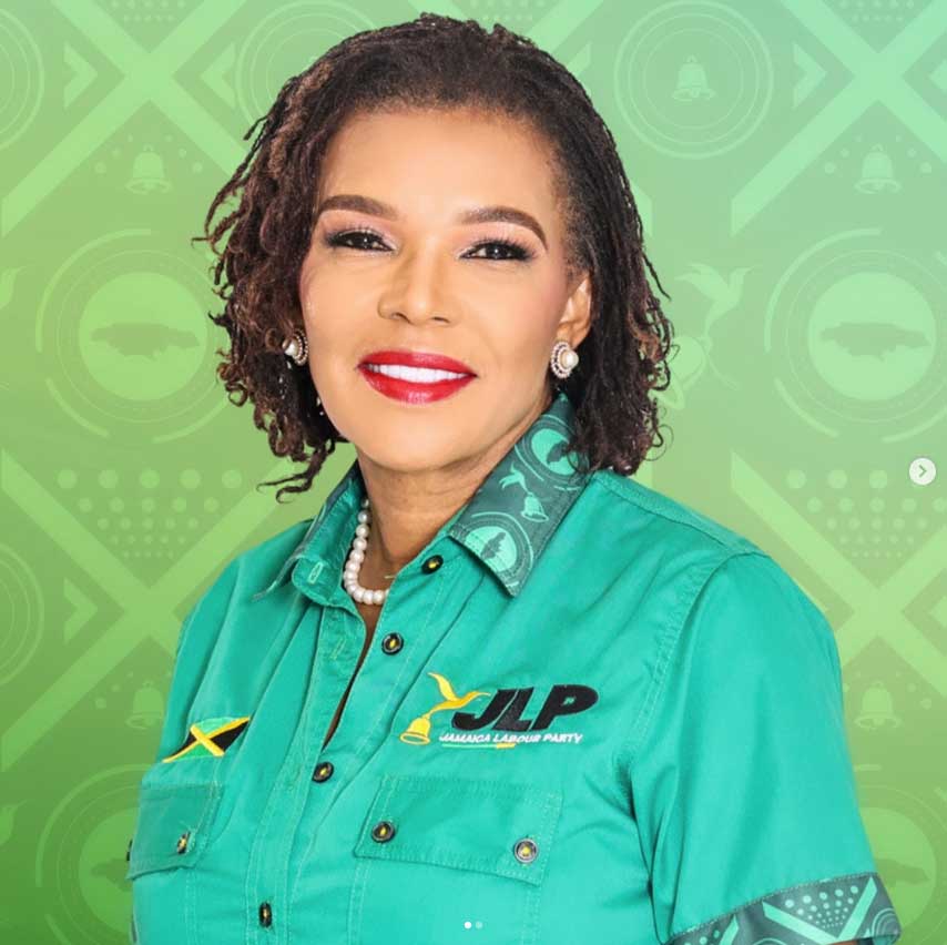 Audrey Marks in Manchester North Eastern stands as the lone female addition to JLP benches