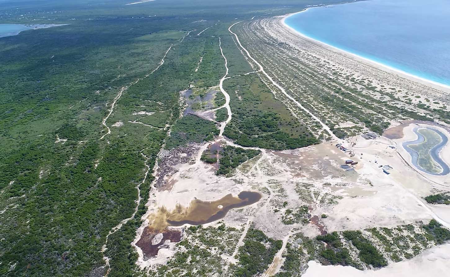 Barbuda under construction