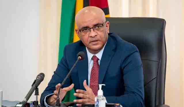 Vice President, Dr. Bharrat Jagdeo discussed the strengthening of Guyana's democracy with with United States Deputy Assistant Secretary for Caribbean Affairs and Haiti, Barbara Feinstein.