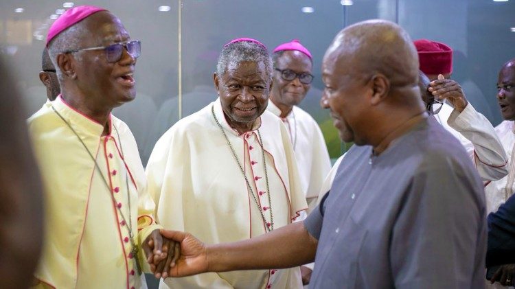 Catholic Bishops in Ghana confer with President John Dramani Mahama