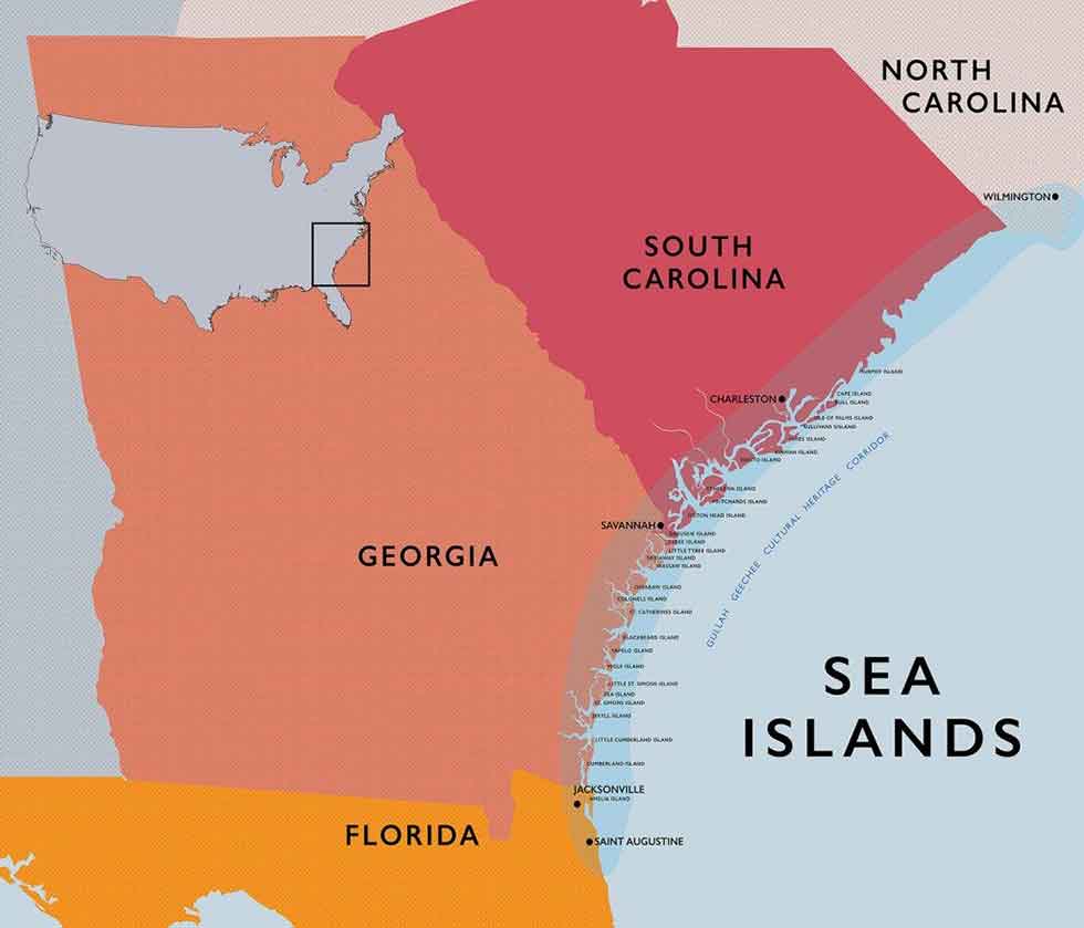 Historical Gullah Geechee Islands