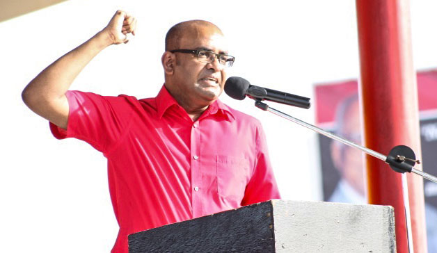 During the 2015 National and Regional Elections campaign, Bharrat Jagdeo did not think twice, yelling from the podium, describing men and women in uniform as people who will kick down the door of PPP supporters and do them harm.