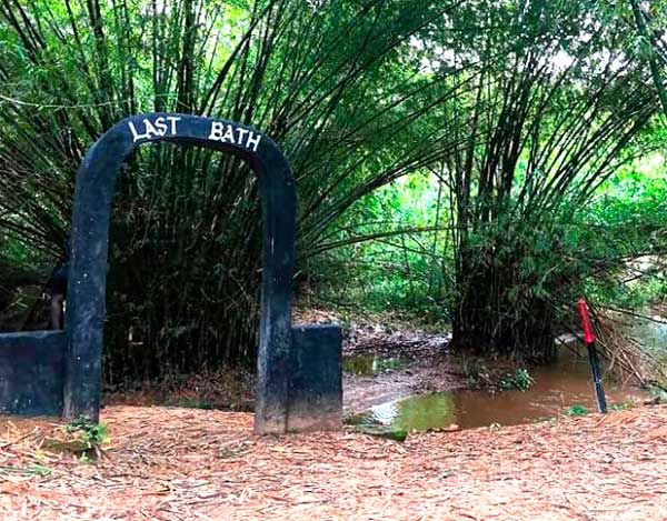 The Assin Manso Slave River site, known locally as Donkor Nsuo, where the slaves had their last bath, before being taken to the slave castles along the coast.