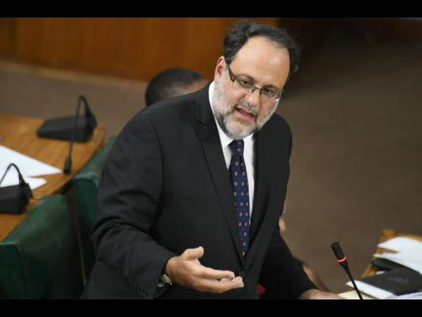 Opposition Leader Mark Golding tried in vain to question the House Speaker, in frustration led an oipposition walk-out of parliament. 