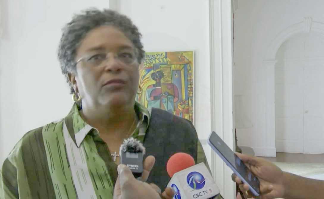 Barbados Prime Minister and Chair of CARICOM, Mia Mottley