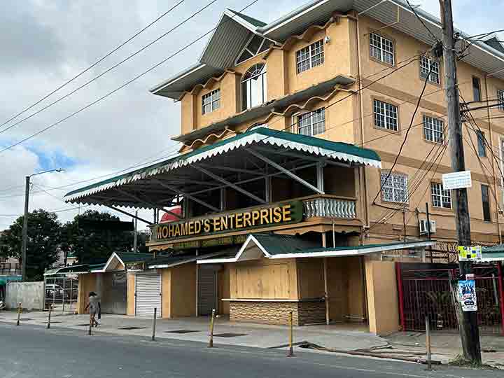 Office of Mohamed's Enterprise in Georgetown, Guyana. Its owners, members of a consortium contracting with Exxon Mobil, face a U.S. investigation into suspicions of money laundering, drug trafficking and smuggling illegally mined gold. REUTERS/Sabrina Valle