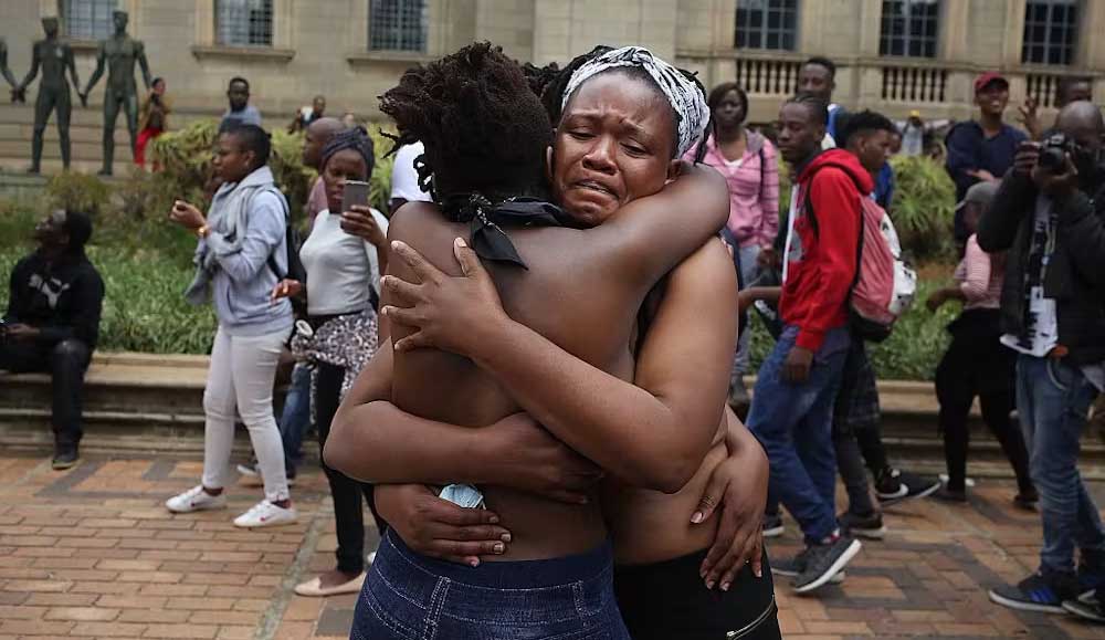 Women in naked protests in South Africa