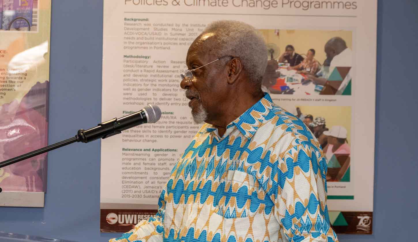 P.J. Patterson, former Prime Minister of Jamaica and Statesman-In-Residence at the PJ Patterson Institute for Africa Caribbean Advocasy  at the University of the West Indies