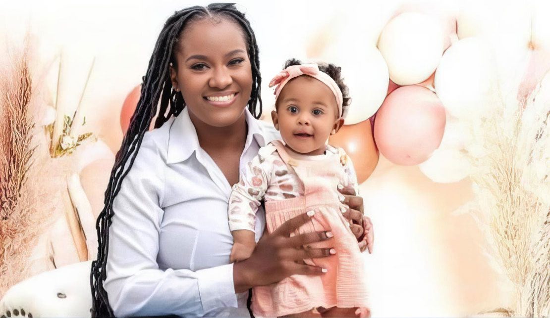 Paulwell's 10-month-old daughter Sarayah and her mother, Toshyna Patterson who were found burnt to death in what the prosecution theorise as murder.