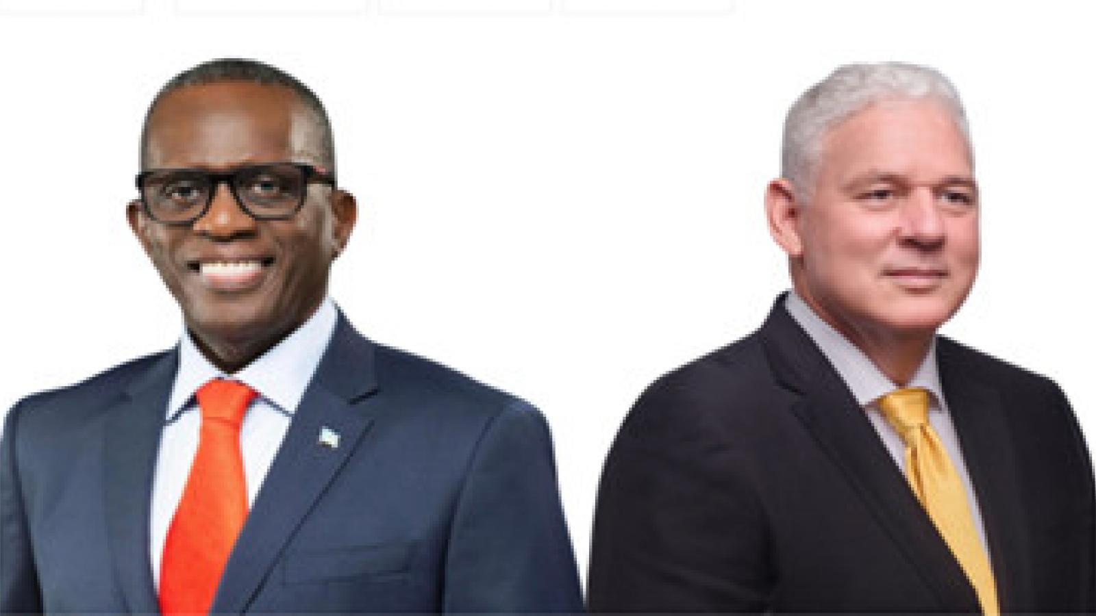 The Victor and the Vanquished: Prime Minister Philip Pierre re-elected for a second term and Opposition leader Allen Chastenet winning only his seat in parliament