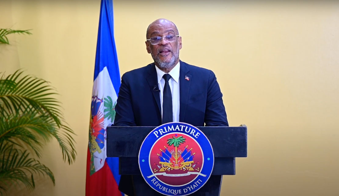 Prime Minister Ariel Henry called on the international community for help in fighting gang violence.