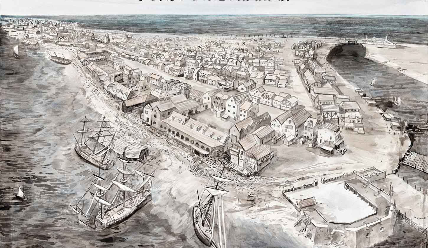 Since Port Royal only existed for 37 years before destruction by the earthquake, it is one of the few catastrophic sites where cultural features and material are found more or less undisturbed, preserved by the oxygen-depleted underwater environment.