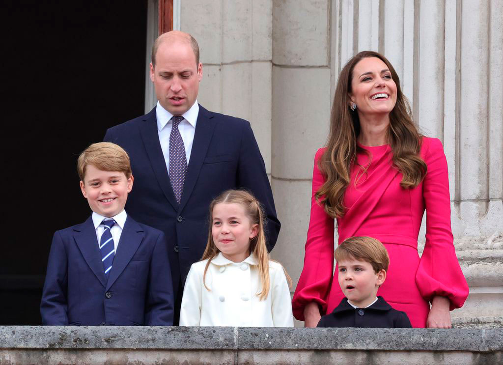 Prince William and Kate Middleton with Prince George Princess Charlotte, and Prince Louis.Chris Jackson/Associated Press