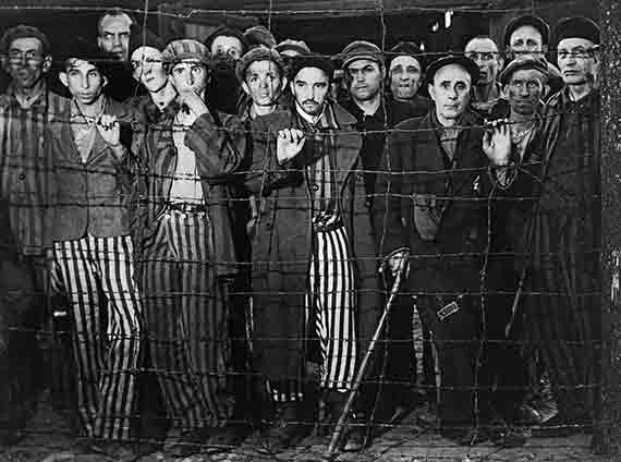 Prisoners at the Buchenwald concentration camp, near Weimar, Germany, as it was liberated by American forces in April 1945.Credit...Margaret Bourke-White/Time & Life Pictures — Getty Images