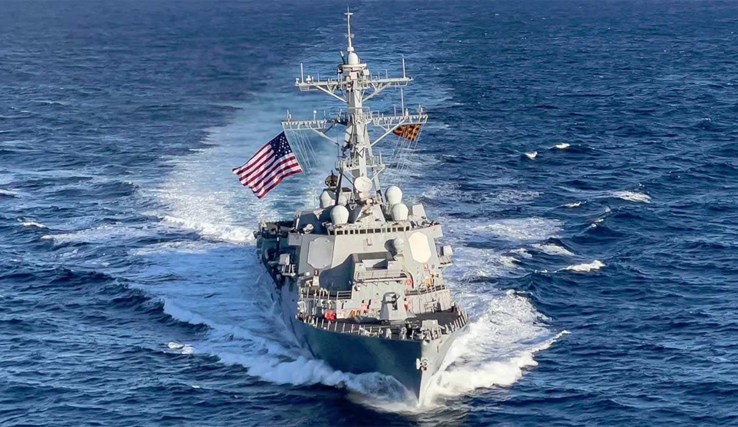 The USS Jason Dunham warship