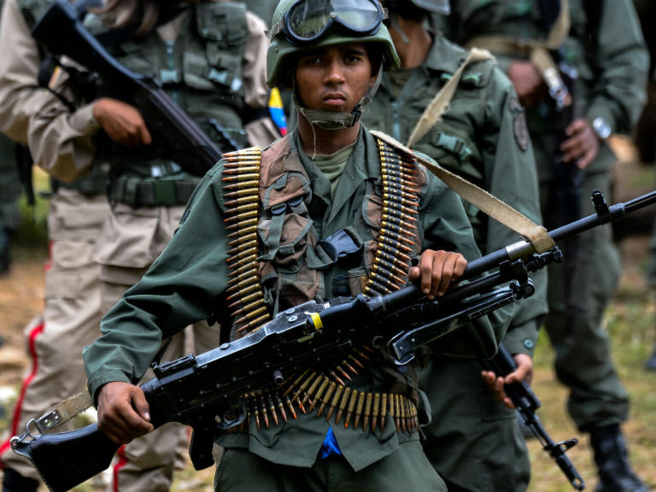 venezuela military engage in war games amidst their border dispute with Guyana