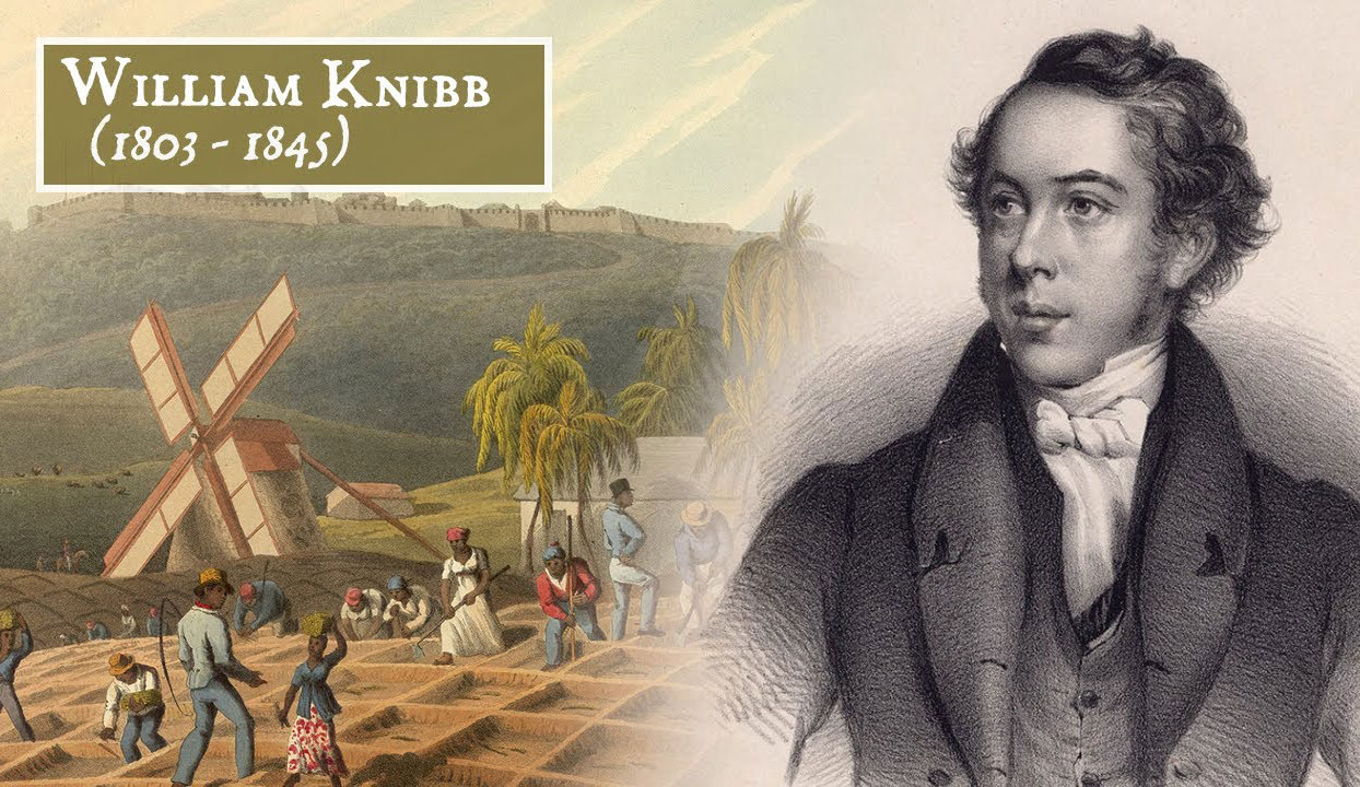 William Knibb was born in Kettering, Northamptonshire, in 1803.   In 1822 William became a Baptist and the following year William’s older brother Thomas went to Jamaica as a school teacher, under the auspices of the Baptist Missionary Society.  He died only 14 months later, and William offered to take his place. While in Jamaica he studied for a little over year to become a preacher and was attached to the Fullersfield Baptist Church in Westmoreland before being transferred to the Falmouth Baptist Church.